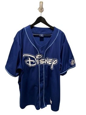Disney D23 Royal Blue Baseball Jersey with Light Blue Trim
